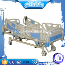 Medical adjustable electric ICU bed with three functions